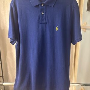 Polo by Ralph Lauren Men's Blue Polo Shirt